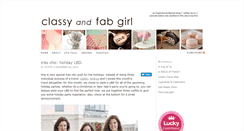 Desktop Screenshot of classyandfabgirl.com